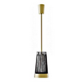 Waterford Pleated Lighting Pendant Charcoal 110v